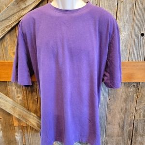 Left coast tee t shirt purple 2XL made in Peru comfort Tee